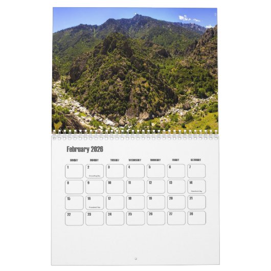Corsica-Frankrijk kalender (Feb 2026)