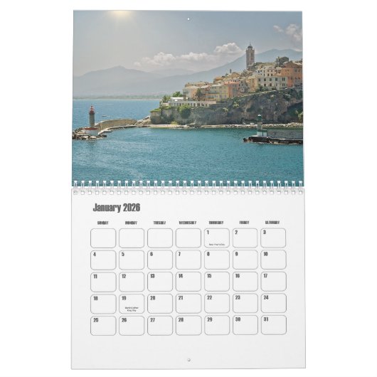 Corsica-Frankrijk kalender (Jan 2026)