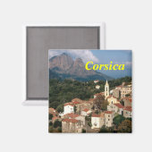 Corsica Frankrijk magneet (Voorkant / Achterkant)