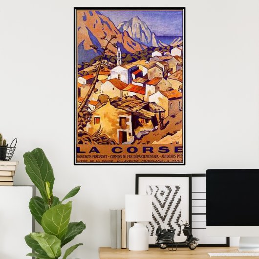  Corsica, Frankrijk - Poster (Thuiskantoor)