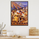 Corsica, Frankrijk - Poster (Keuken)
