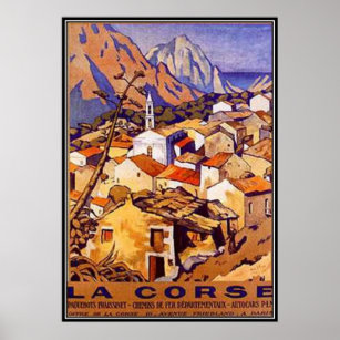  Corsica, Frankrijk - Poster