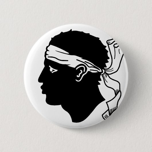 Corsica, Frankrijk Ronde Button 5,7 Cm (Voorkant)
