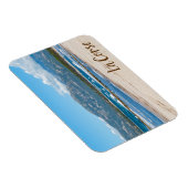 Corsica Frankrijk strand en bergen souvenir Magneet (Rechterzijde)