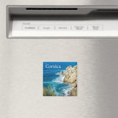 Corsica Kust Frankrijk Souvenir Magneet (Insitu (Vaatwasser))