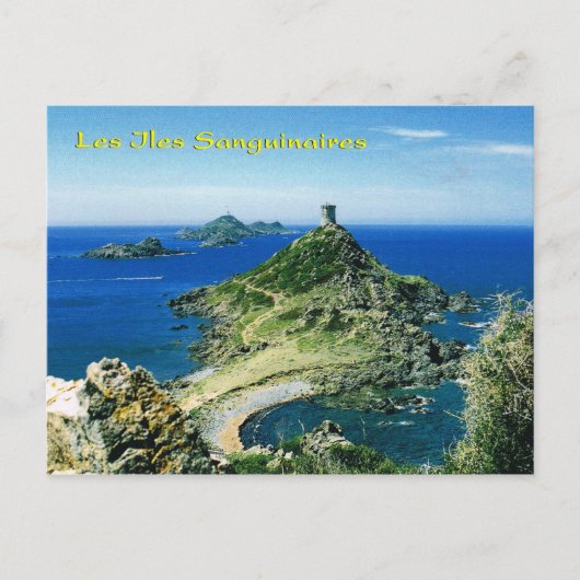  Corsica, les Iles Sanguinaires Briefkaart (Voorkant)