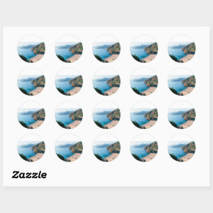 Corsica, Middellandse Zee eiland, Ronde Sticker