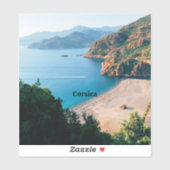 Corsica, Middellandse Zee eiland,  Sticker (Vel)