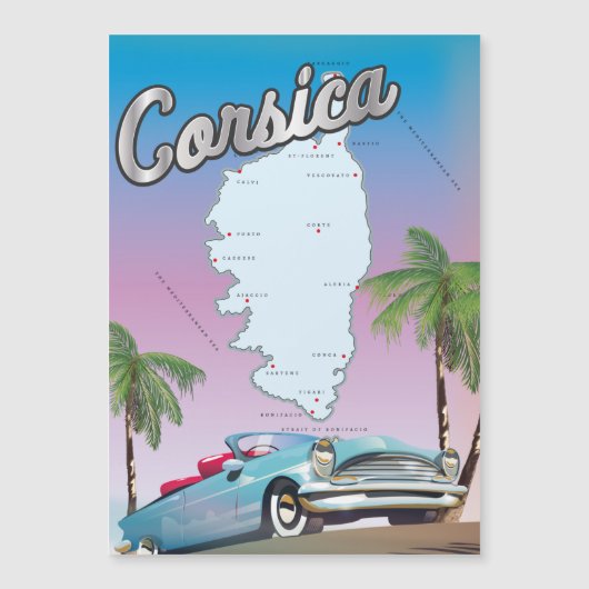 Corsica-reisposter (Voorkant)