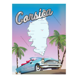 Corsica-reisposter Foto Afdruk