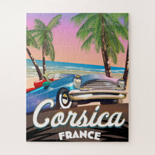 Corsica Retro autoreisposter Legpuzzel