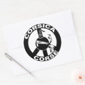 Corsica Ronde Sticker (Envelop)