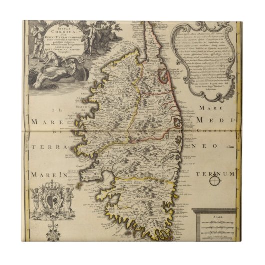 Corsica Tegeltje (Voorkant)