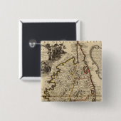 Corsica Vierkante Button 5,1 Cm (Voorkant /achterkant)