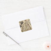 Corsica Vierkante Sticker (Envelop)