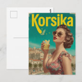 Corsica vintage briefkaart (Voorkant / Achterkant)