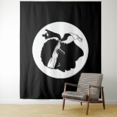 Corsica vlag Bosbouw Wandkleed (In situ)