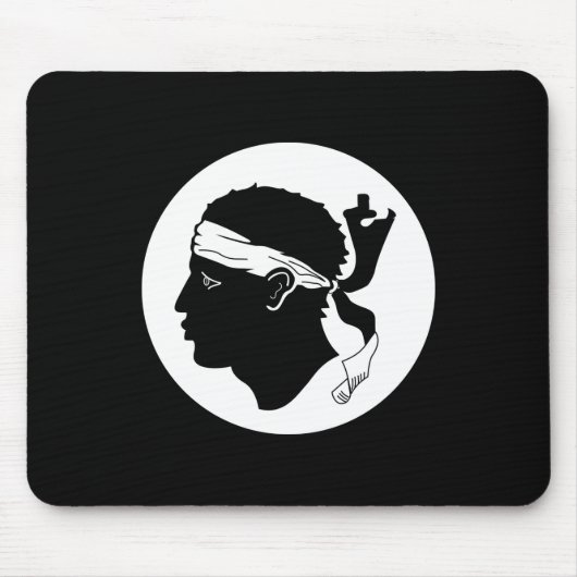 Corsica vlag Mousepad Muismat (Voorkant)