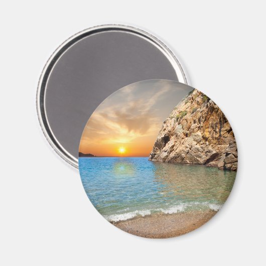 Corsicaans landschap magneet (Voorkant / Achterkant)