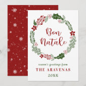 Corsicaanse kerst, aangepast feestdagenkaart (Voorkant / Achterkant)