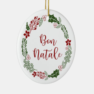 Corsicaanse kerstavond, Bon Natale Keramisch Ornament