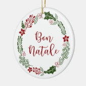 Corsicaanse kerstavond, Bon Natale Keramisch Ornament (Links)