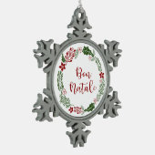 Corsicaanse kerstavond, Bon Natale Tin Sneeuwvlok Ornament (Links)