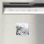 Corsicaanse krokodil magneet (Insitu (Vaatwasser))