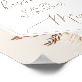 Cortaderia Gras Raad eens hoeveel kusjes Poster (Hoek)