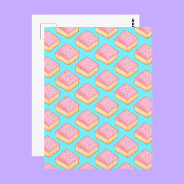 Cortadillo Mexicaans Roze Pan Dulce Cake Briefkaart