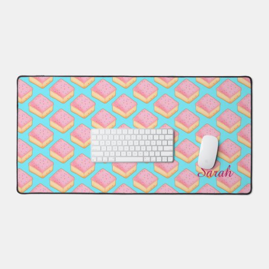 Cortadillo Mexicaans Roze Pan Dulce Cake Bureaumat (Keyboard & Muis)
