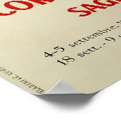 Corteo festa della Vendemmia, Lugano, reisposter Poster (Hoek)