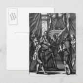 Cortes en Montezuma Briefkaart (Voorkant / Achterkant)