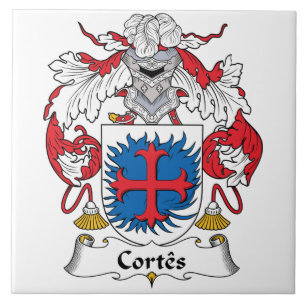 Cortes Family Crest Tegeltje