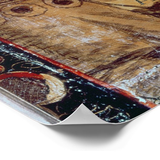 Cortes sails for Mexico, 1518 Poster (Hoek)