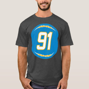 Cortez Broughton Nummer 91 Jersey Los Angeles Char T-shirt