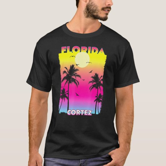 Cortez Florida Fl Summer Sunset T-shirt (Voorkant)