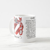 Cortez - gezinskabel van de mok van wapens (Voorkant links)