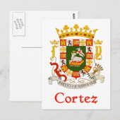 Cortez Shield of Puerto Rico Briefkaart (Voorkant / Achterkant)