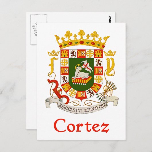 Cortez Shield of Puerto Rico Briefkaart (Voorkant / Achterkant)