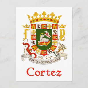 Cortez Shield of Puerto Rico Briefkaart