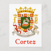Cortez Shield of Puerto Rico Briefkaart (Voorkant)
