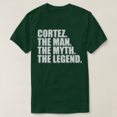 CortezCortez Achternaam Cortez S T-shirt (Design voorkant)