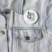 Cortical Visual Impaireness Ribbon Support Ronde Button 5,7 Cm (In situ)