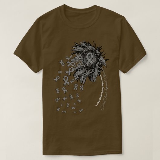 Corticale visuele beperking bewustzijn zonnebloem  t-shirt (Design voorkant)