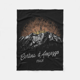 Cortina D'ampezzo bergen Italië Wandelen Buiten Fleece Deken