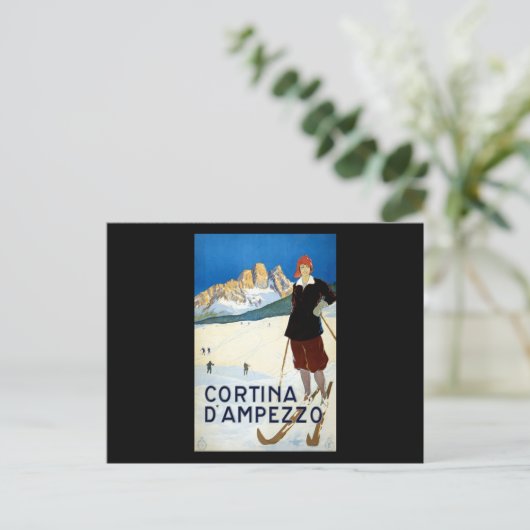 Cortina D'ampezzo Briefkaart (Staand voorkant)