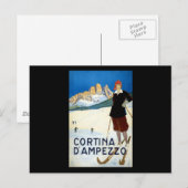 Cortina D'ampezzo Briefkaart (Voorkant / Achterkant)