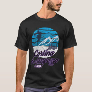 Cortina D'Ampezzo Dolomiti Italië Ski Resort Snowb T-shirt