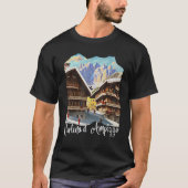 Cortina d'Ampezzo Dolomiti Painting Cortina d'Ampe T-shirt (Voorkant)